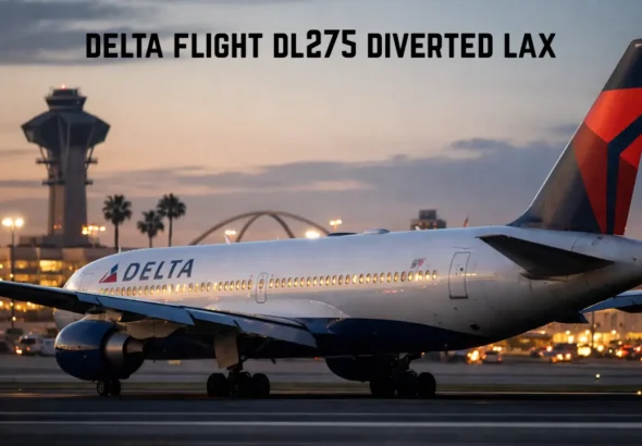 delta flight dl275 diverted lax