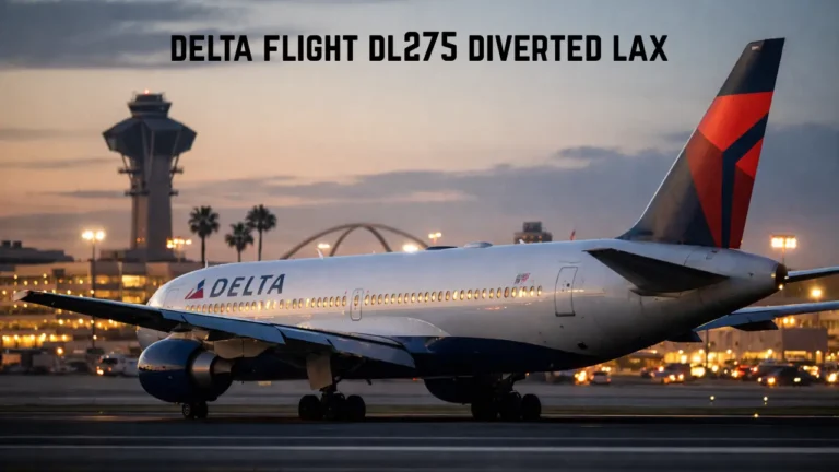 delta flight dl275 diverted lax